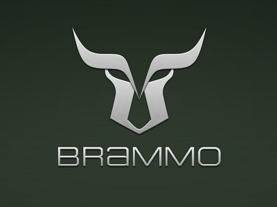 Brammo - logo for electric motorcycle animal brand identity bull design electric electricity logo logomark modern motorbike technology vector
