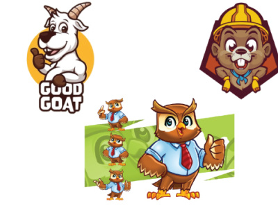 mascot logo animal logo illustration logo mascot