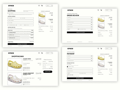 crocs shop website redesign