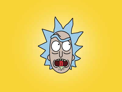 Rick from Rick and Morty rick rick and morty sticker stickermule
