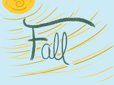 Fall Fun 4 digital brushes doodle fall fun lettering sun