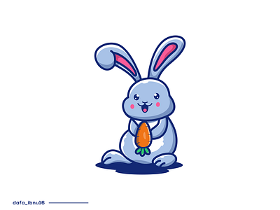 inspirational rabbit logo app branding design icon illustration logo typography ui ux vector