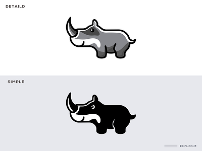 cute rhino logo