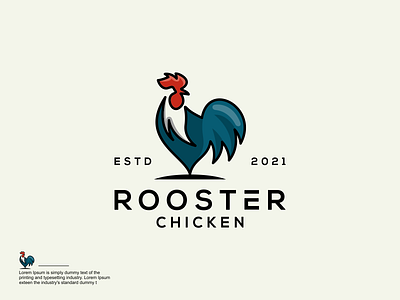 rooster chicken logo app branding design icon illustration logo typography ui ux vector