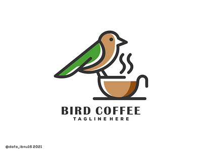 bird cofee logo app branding design icon illustration logo typography ui ux vector