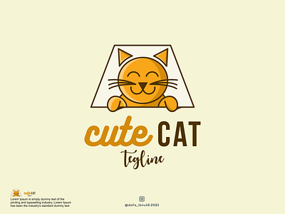 cute cat logo