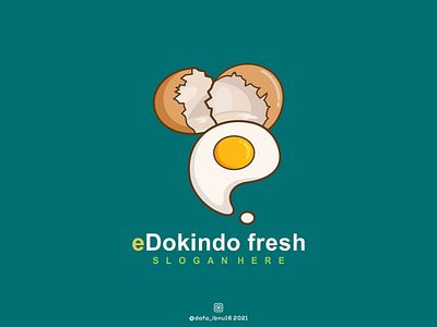 fresh egg logo app branding design icon illustration logo typography ui ux vector