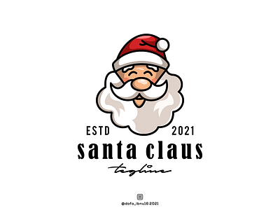 santa claus inspiration logo app branding design icon illustration logo typography ui ux vector