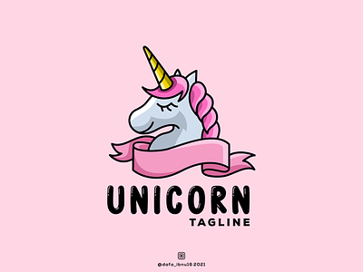 logo unicorn animation app branding design graphic design icon illustration logo typography ui unicorn ux vector