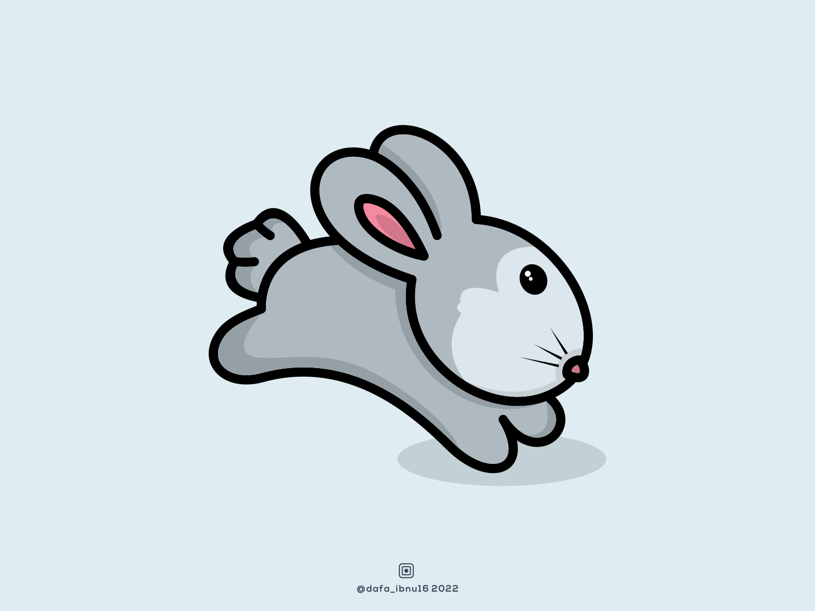 rabbit logo by dafa_ibnu16 on Dribbble