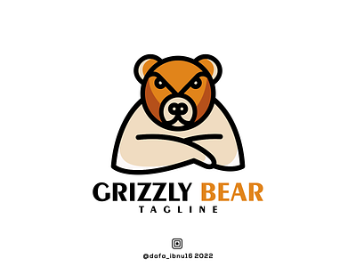 grizzly bear logo inspiration 3d animation app branding design graphic design icon illustration logo motion graphics typography ui ux vector