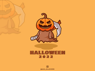 inspirasi logo halloween app branding design icon illustration logo typography ui ux vector