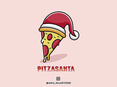 pitzasanta logo design