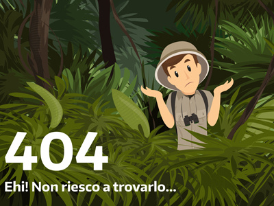 Page 404 Error Zerouno Software Cuneo 404 error explorer graphicdesign green jungle leaf tourist webdesign