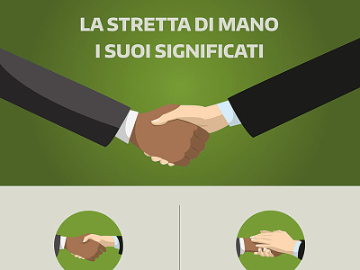 Handshake business green hand handshake infographic meaning