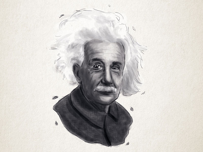 Albert Einstein albert art digital einstein painting portrait