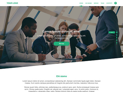 Business Template business businessman company header homepage meeting template