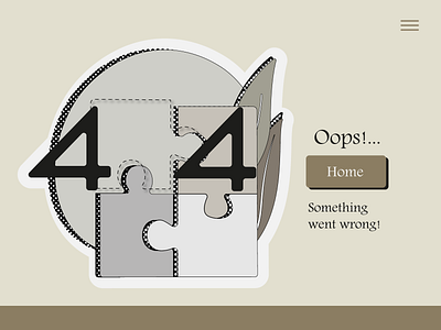 Illustration- 404 Error page