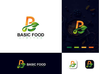 Basic Food Logo ll Letter B ll Gradient logo Template. 3d branding branding logo foodbeberagelogo graphic design logo logotemplate
