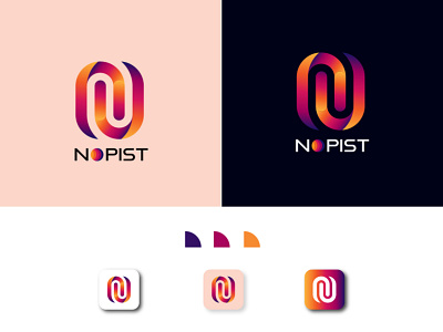 Nopist Online Shopping ll Letter N ll Gradient logo Design. 3d branding graphic design letternlogo logo nlogodesign onlinebusinesslogo onlinelogo onlineshoppinglogo