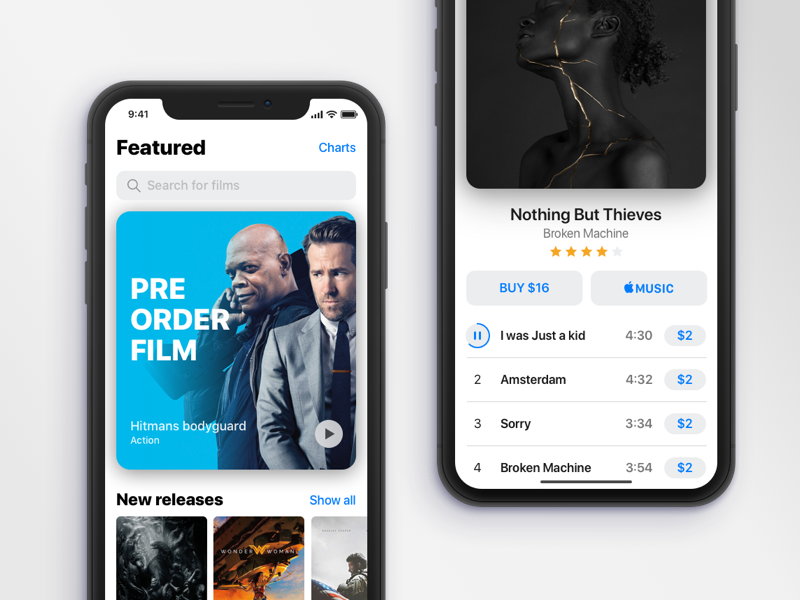 Itunes For Ios 11 By Roman Belyaev On Dribbble Itunes For Ios 11 By Roman Belyaev On