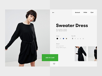 ASOS-shop re-design concept design e commerce girl market photo shop site ui ux web