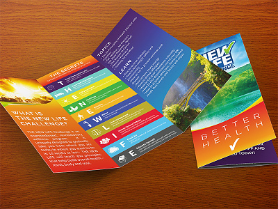 New Life Challenge Brochure brochure design health medicine natural the new life challenge wellness