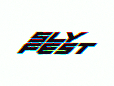 Slyfest Logo branding concert festival futuristic identity logo logodesign music type typeface typography vector vr wordmark