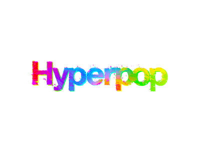 Hyperpop Logo apple background brand branding bubblegum bass colorful hyperpop illustration illustrator image logo logodesign lumi neon pop thinklumi vector