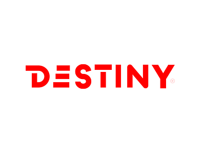 Destiny Logo brand design branding clean futurism futuristic graphic design logo logo design logotype minimal simple