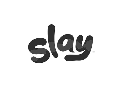 Slay Bubble Letter Logo