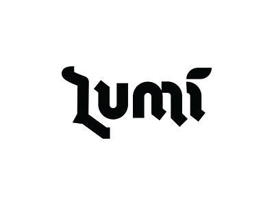 Lumi Logo calligraphy design graphic design logo logo designer logotype type typography