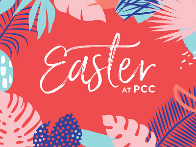 Easter At PCC 2017 botanical christianity church easter floral monstera tropical