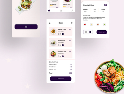 Food Ordering App app design design mobile design ui ux