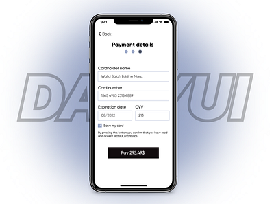#DailyUi #002 Credit Card Checkout 002 credit card checkout dailyui design figma graphic design iphone mockup mobile view design ui web design