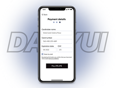 #DailyUi #002 Credit Card Checkout 002 credit card checkout dailyui design figma graphic design iphone mockup mobile view design ui web design