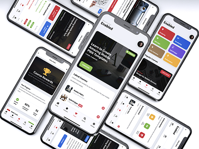 Sticky Mobile for Education & Learning bootstrap course app courses education education app education website educational html learning learning is fun learning platform mobile website pwa rewards slider design sticky ui uiuxdesign ux web app
