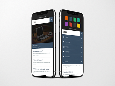 Ezos Mobile | Mobile Site Template