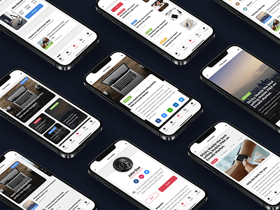 Sticky Mobile 3.8 | Content Pack | Mobile Kit & PWA app article design article page author page blog design blog template content design design footer menu list mobile mobile app mobile design mobile ui news app news template page template pwa ui ux