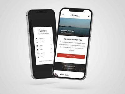 FallDown Mobile | HTML, CSS & JS Mobile Website Template