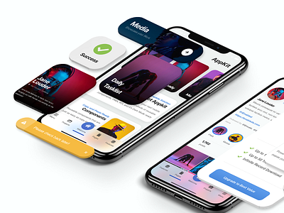 AppKit | Mobile Kit & PWA app app design app kit app ui bootstrap card layout creative design design html ios ios design mobile mobile app design mobile design mobile kit pwa themeforest ui ux web app