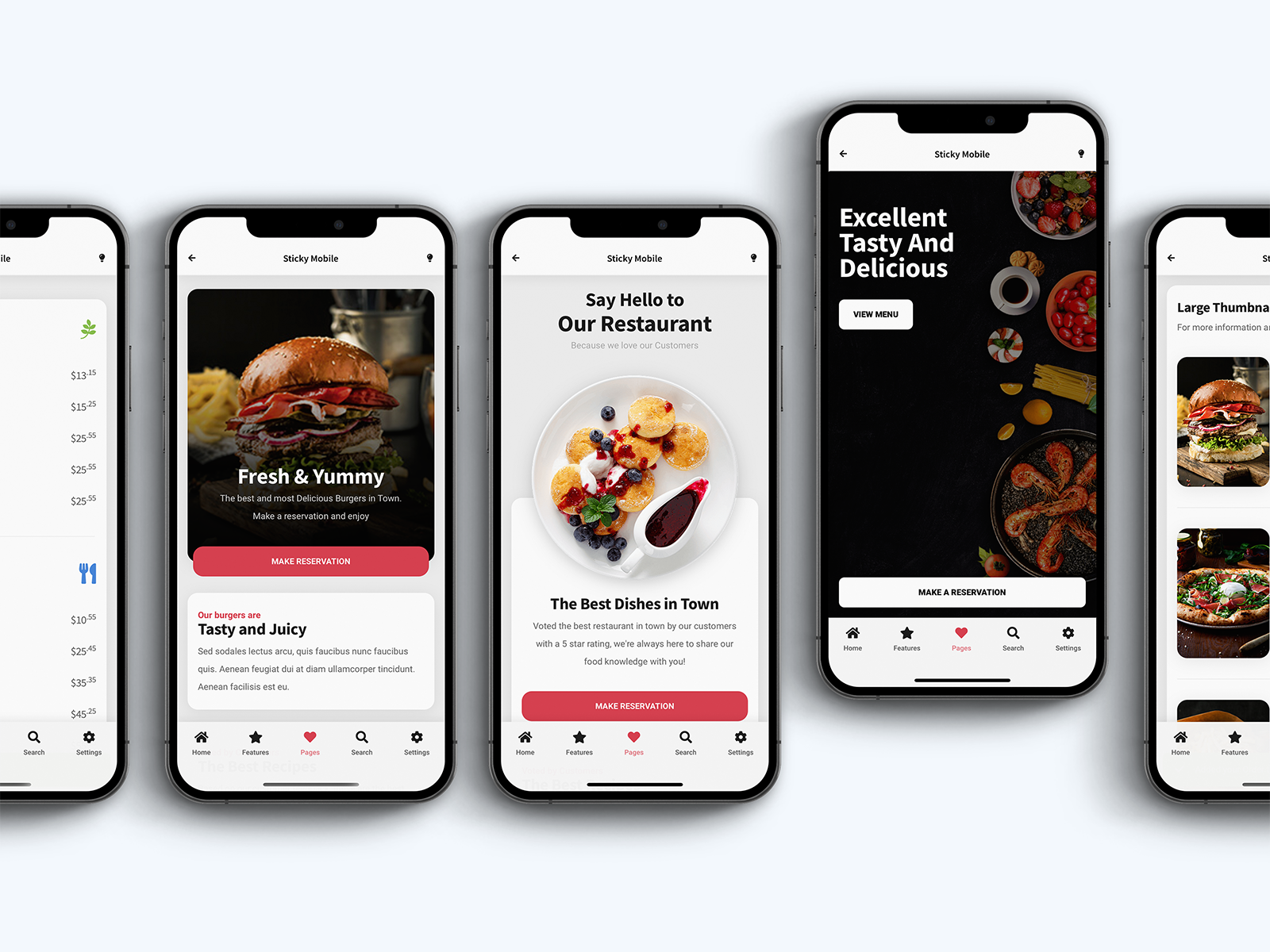 Sticky | Mobile Kit & PWA - Restaurant & Food Pack by Enabled on Dribbble