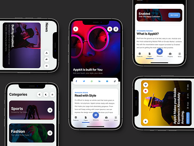 AppKit - Content Based Mobile Kit & PWA