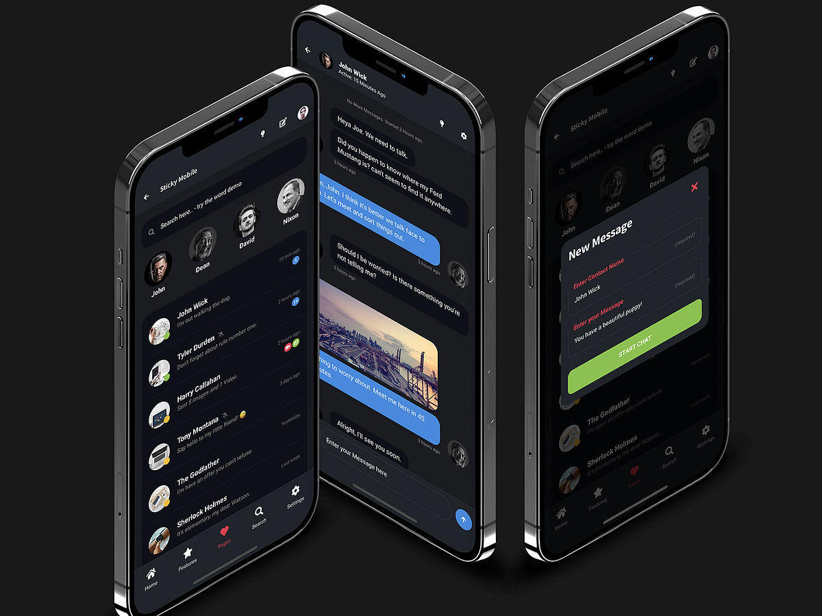 Dark Mode Color Palette designs, themes, templates and downloadable
