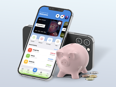 PayApp - Wallet, Banking & Finance PWA Mobile Template app app ui app ux banking banking app bootstrap cards crypto cryptocurrency css finance frosted glass effect html mobile money money app pay app personal finance wallet wallet app