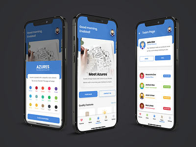 Azures Mobile | Multipurpose Bootstrap 5 based Mobile Kit & PWA android app app homepage commerce app design events app finance app homepage design html mobile template ios iphone mobile mobile template news pwa mobile template sidebar task management team page design ui web app template