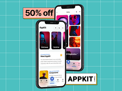 Envato Birthday Sale - 50% Discount on AppKit Mobile Kit & PWA