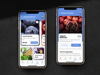 Azures Mobile - Mobile App Template for Grocery Apps