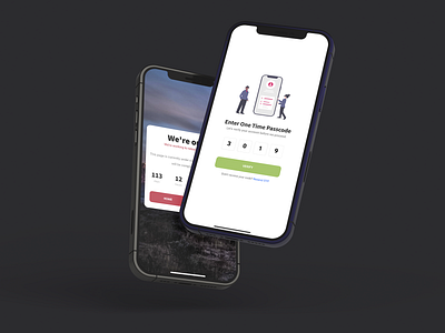 Maintenance, One Time Passcode, Error pages & More System Pages android app coming soon design error page forgot page full screen background illustration ios iphone login maintanance page mobile mobile app design mobile page one time passcode sidebar sign up page ui