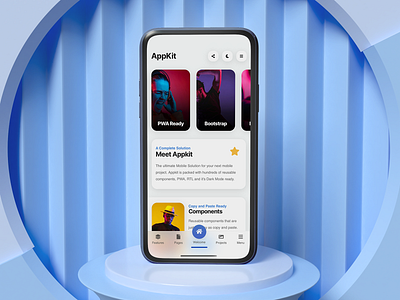 AppKit Mobile - Multipurpose Mobile Kit & PWA Template